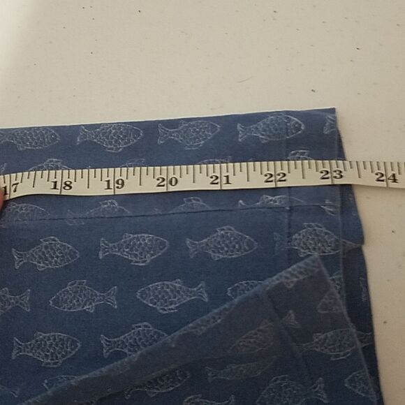 Coldwater Creek fish design capris size 8P - Picture 6 of 6